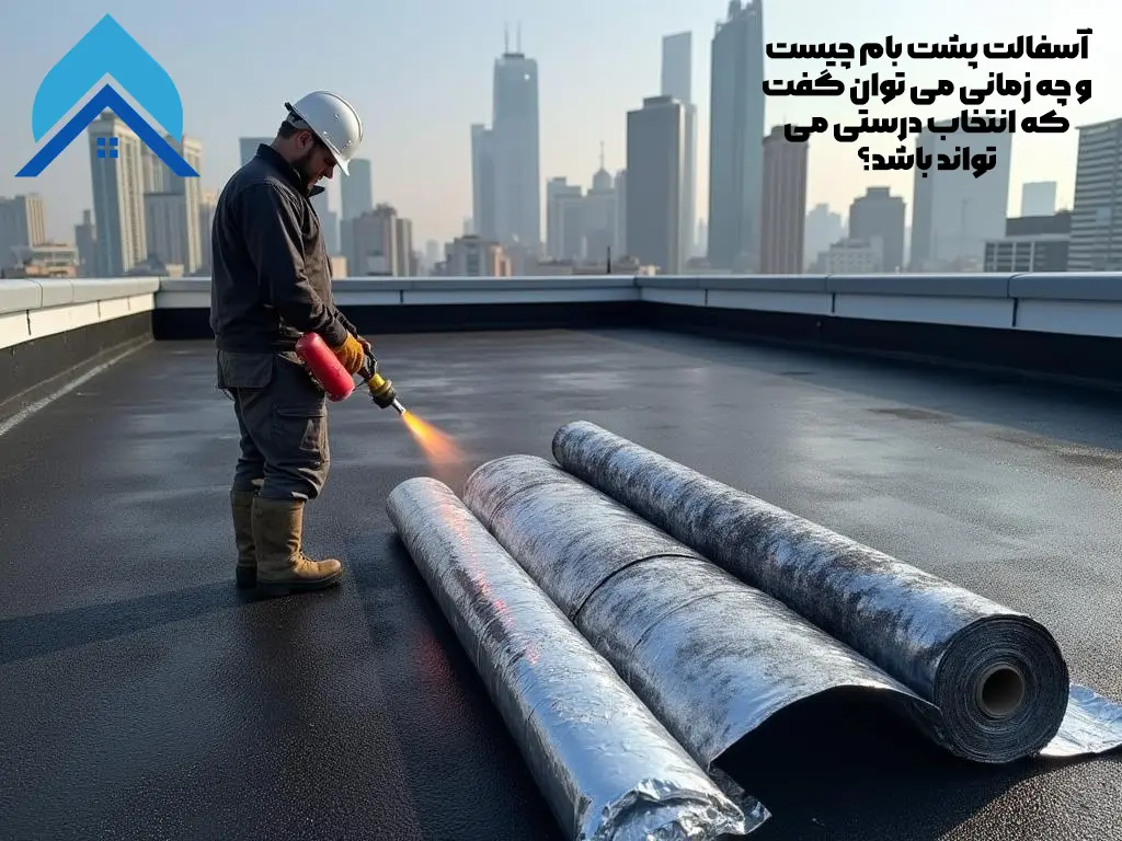 آسفالت پشت بام چیست و چه زمانی انتخاب درستی است