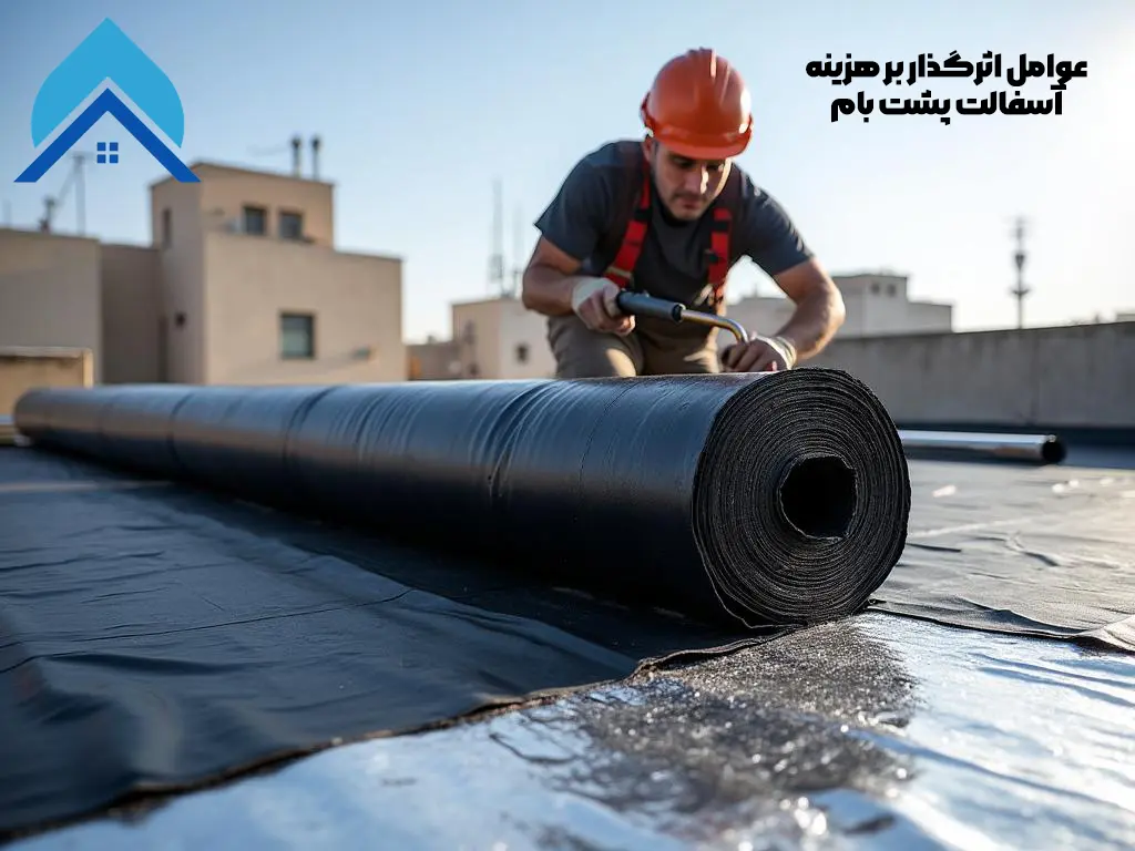 عوامل اثرگذار بر هزینه آسفالت پشت بام