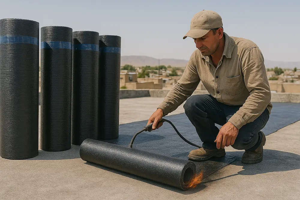 تصویر نصب ایزوگام