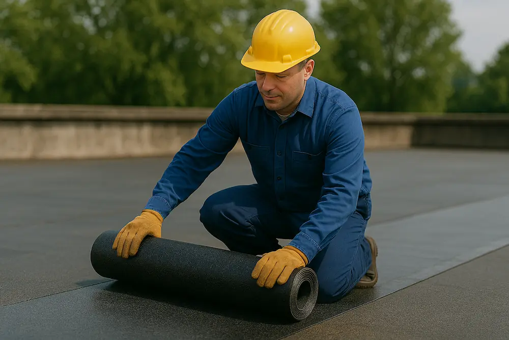 تصویر نصب ایزوگام در شاندیز