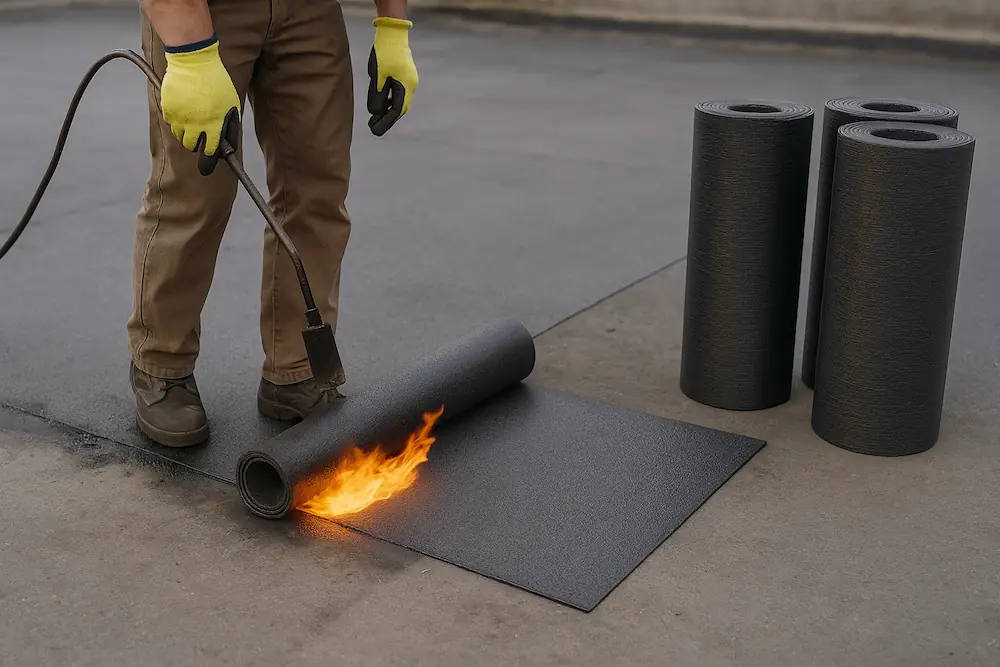 تصویر اجرای نصب ایزوگام