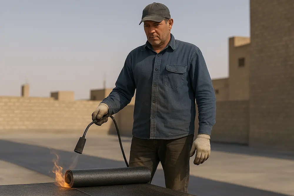 تصویر نصب ایزوگام در فردوس