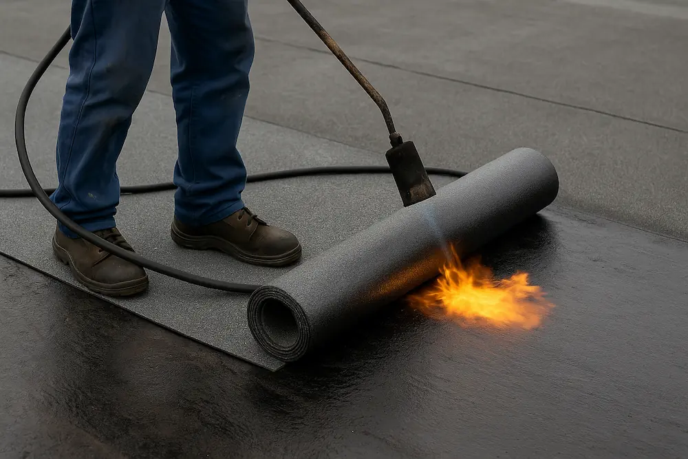 تصویر نصب ایزوگام در طبس