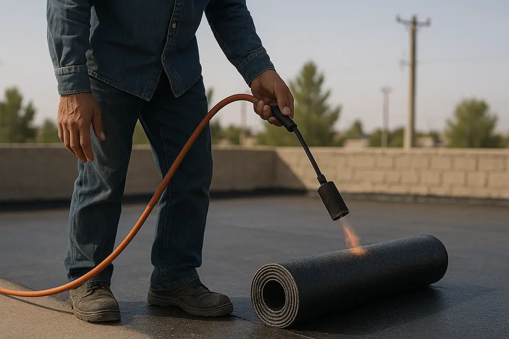 تصویر نصب ایزوگام در گناباد