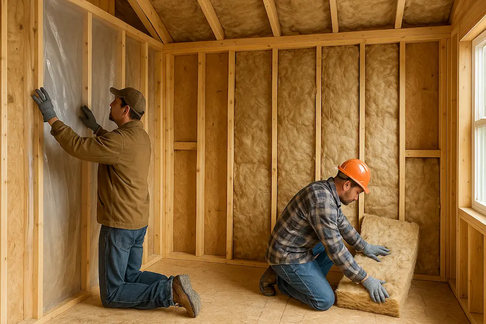 تصویر عایق کاری سازه های چوبی