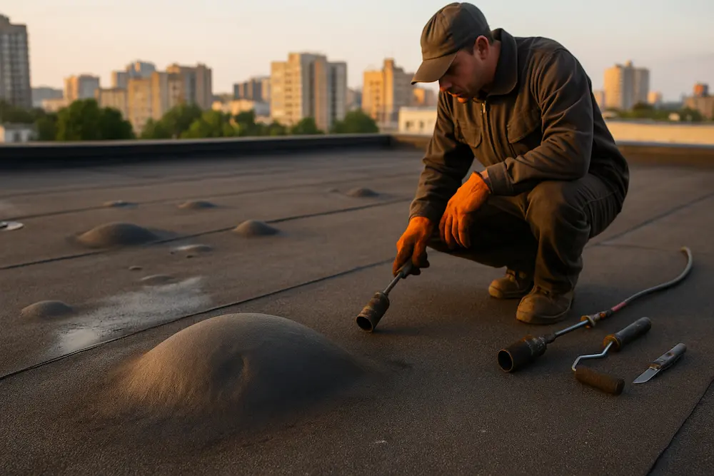 تصویر باد کردن ایزوگام