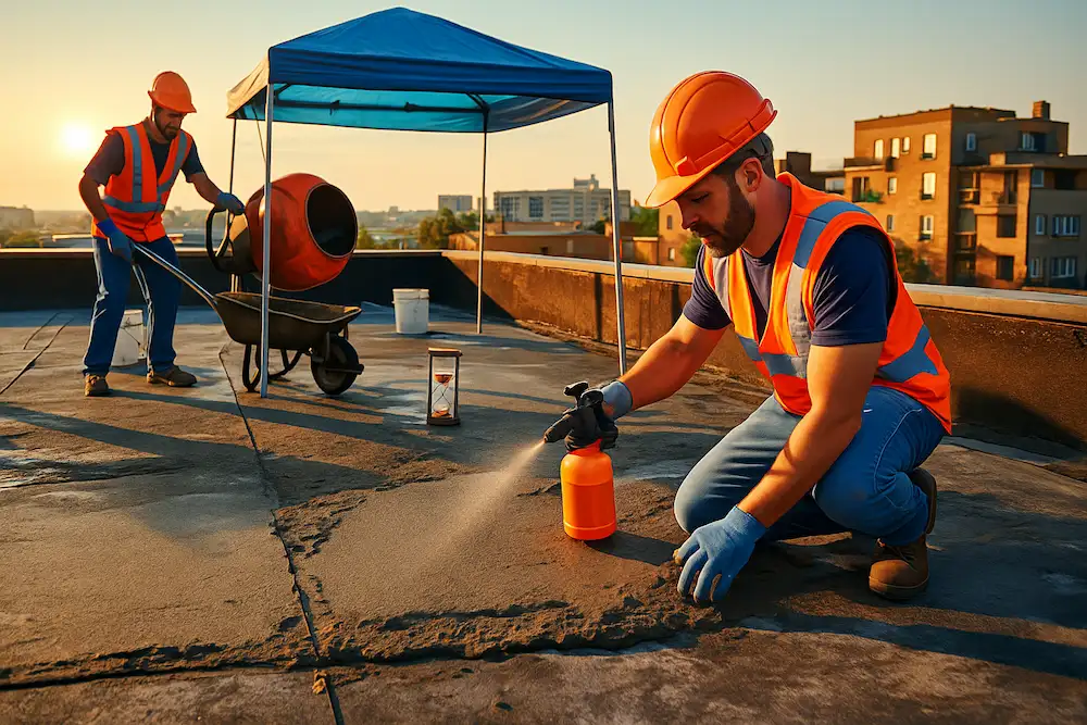 راهنمای کامل ملات محافظ ایزوگام برای بام تصویر خطاهای اجرا ملات محافظ ایزوگام و راه حل