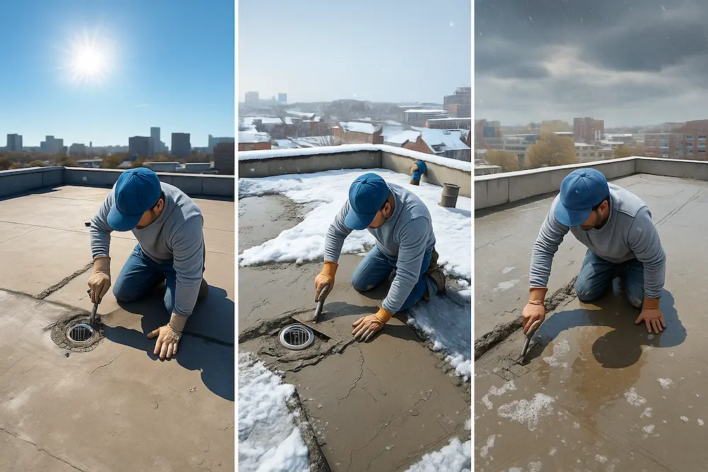 راهنمای کامل ملات محافظ ایزوگام برای بام تصویر نگهداری از ملات محافظ ایزوگام و تعمیر
