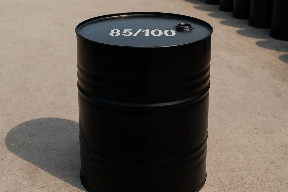 قیر 85/100 بشکه قیر 85/25 مخلوط