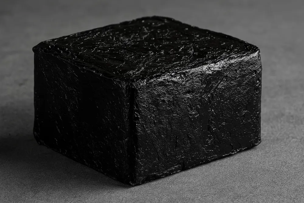 نمای نزدیک از قیر خشک 