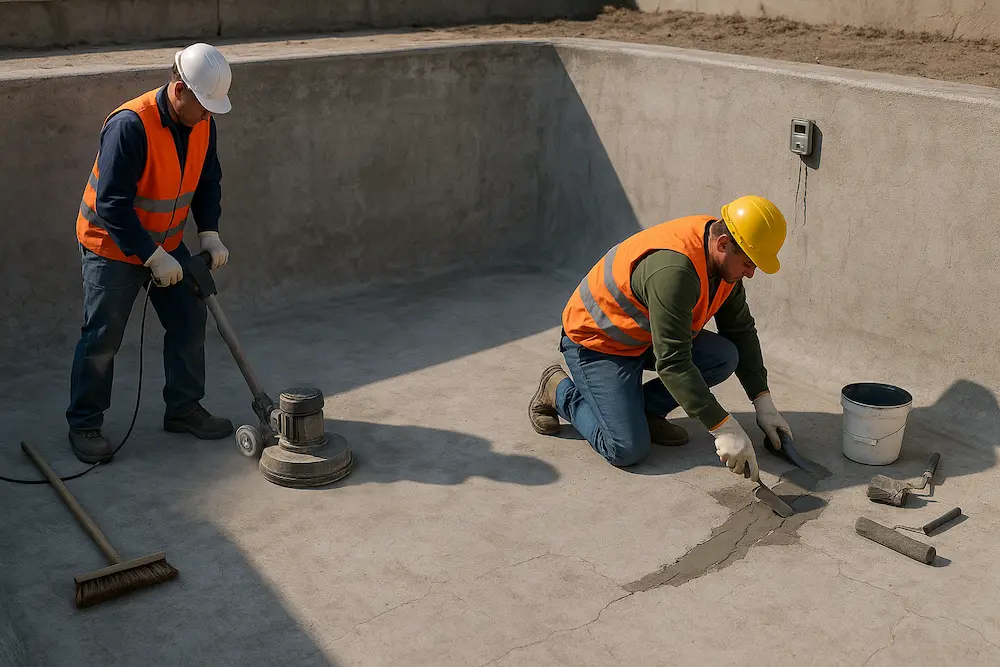 تصویر ایزوگام استخر