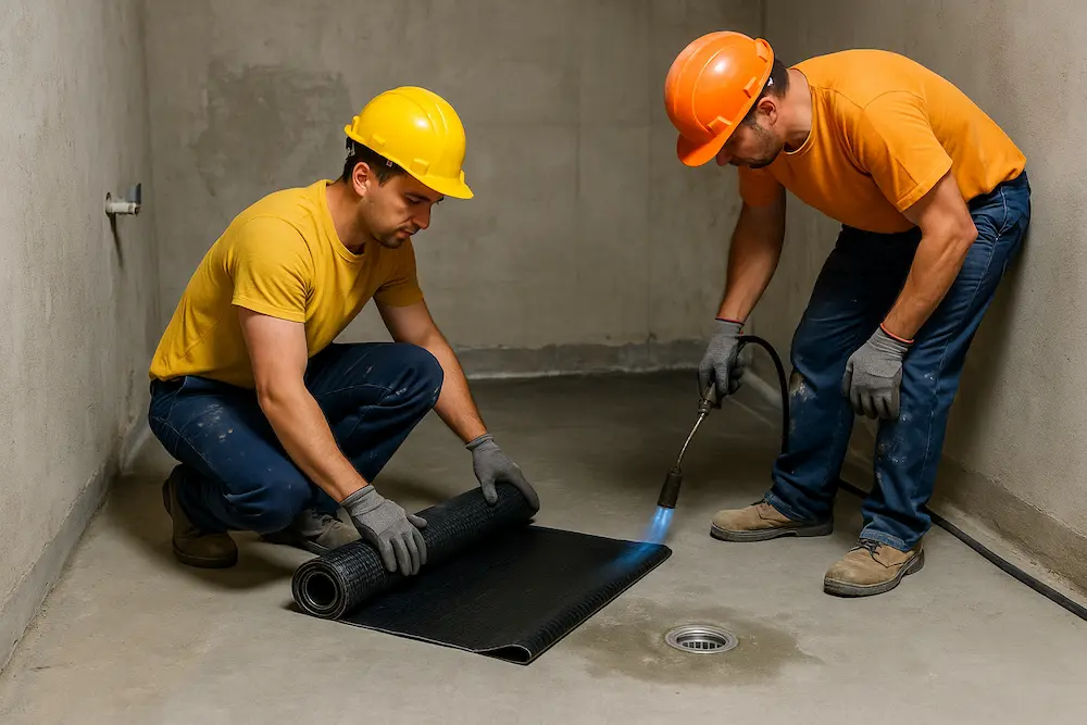 عایق رطوبتی برای نشتی آب در سرویس بهداشتی