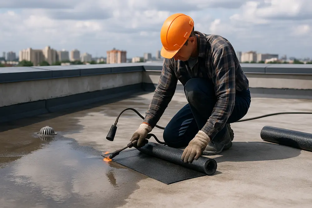 تصویر نفوذ آب از سقف