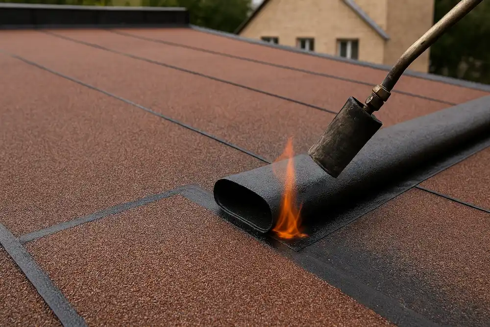 ایزوگام شنی چیست؟ راهنمای خرید و قیمت ایزوگام شنی ایزوگام شنی و نصب ان با مشعل