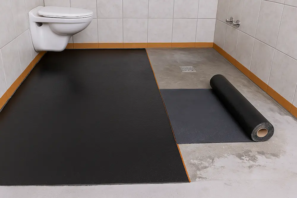 ایزوگام حمام؛ راهنمای انتخاب، قیمت متری و نصب اصولی مقایسه ایزوگام با عایق ملات دور کفشور